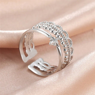 Geometric Heart Aesthetic Adjustable Ring Party Jewelry Gifts - Diva Melody