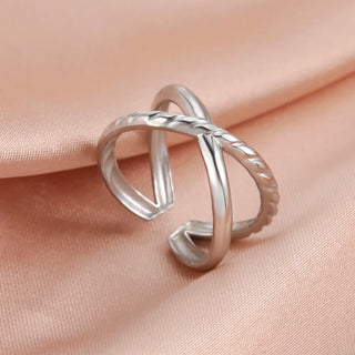 Geometric Heart Aesthetic Adjustable Ring Party Jewelry Gifts - Diva Melody