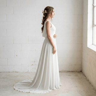 Glamorous A Line Bridal Gown - Diva Melody