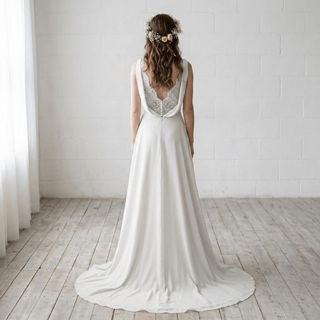 Glamorous A Line Bridal Gown - Diva Melody