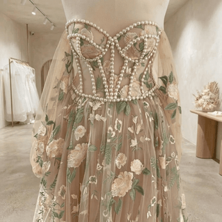 Glamorous Flower Lace Wedding Dresses - Diva Melody