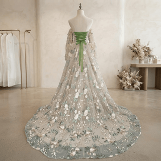 Glamorous Flower Lace Wedding Dresses - Diva Melody