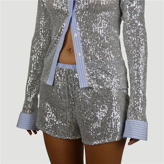 Glitter Shirt and Shorts Set - Diva Melody