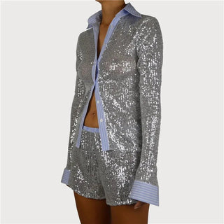 Glitter Shirt and Shorts Set - Diva Melody