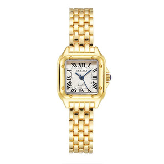 Gold Stainless Steel Fashion Quartz Watch - Diva Melody
