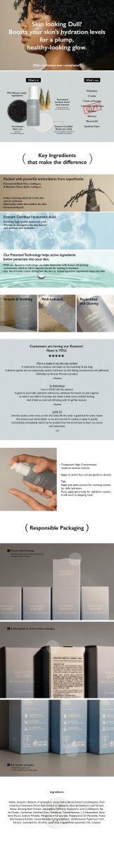 [Haruharuwonder] Black Rice Hyaluronic Essence 50ml - Diva Melody