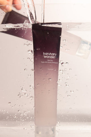 [haruharuwonder] Black Rice Triple AHA Gentle Cleansing Gel Unscented 100ml - Diva Melody