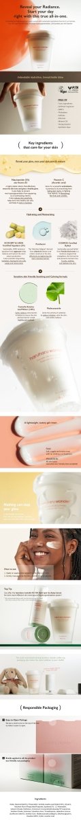 [haruharuwonder] Centella 5% Niacinamide Radiance Gel Cream 90g - Diva Melody