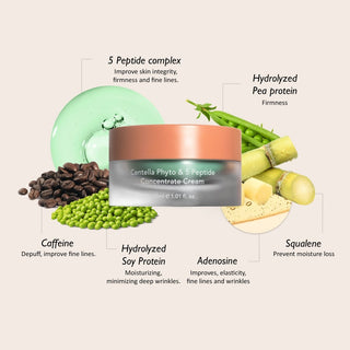 [haruharuwonder] Centella Phyto & 5 Peptide Concentrate Cream 30ml + Refill 30ml - Diva Melody