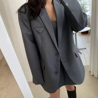 High - end Quality Stylish Loose Blazer Jacket - Diva Melody