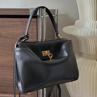 High - quality Soft Leather Handbag - Diva Melody