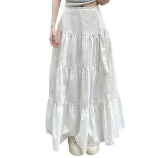 High Waist Long A - Line Skirt - Diva Melody