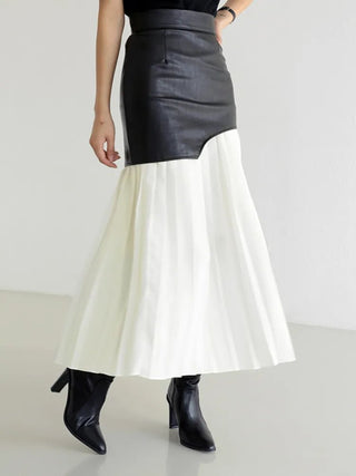 High Waist Midi Folds Pleated Skirts - Diva Melody