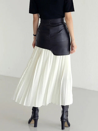 High Waist Midi Folds Pleated Skirts - Diva Melody