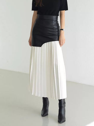 High Waist Midi Folds Pleated Skirts - Diva Melody