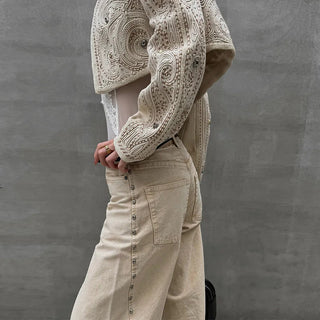 High - Waist Straight Leg Pants - Diva Melody