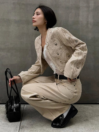 High - Waist Straight Leg Pants - Diva Melody