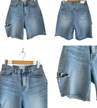High Waist Summer Denim Shorts - Diva Melody