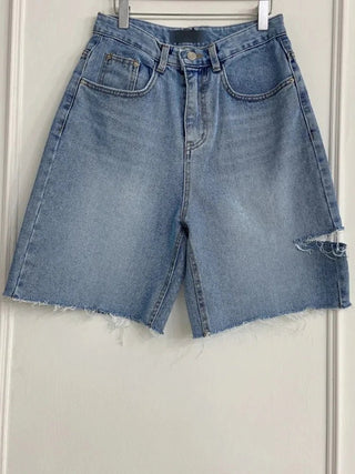 High Waist Summer Denim Shorts - Diva Melody