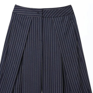 High Waisted Pleated Baggy Wide Leg Pants - Diva Melody