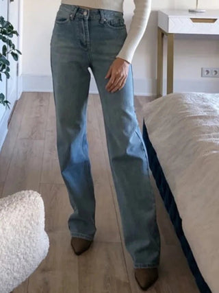 High - Waisted Vintage Straight - Leg Jeans - Diva Melody