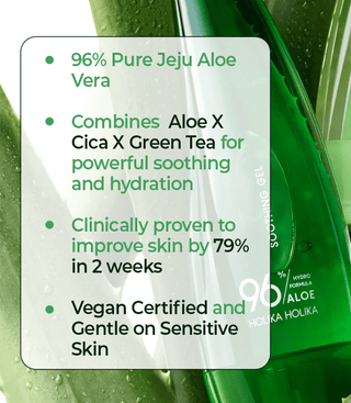 [HolikaHolika] Aloe Hydro Formula 96% Soothing Gel 250ml - Diva Melody