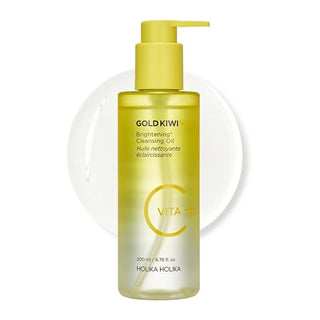 [HolikaHolika] Gold Kiwi Vita C Plus Brightening Cleansing Oil 200ml - Diva Melody