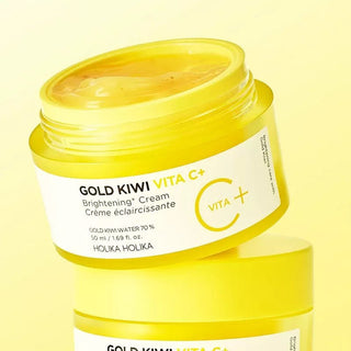 [HolikaHolika] Gold Kiwi Vita C Plus Brightening Cream 50ml - Diva Melody