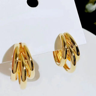 Hoop Vintage Geometric Luxury Earrings Jewelry Gift - Diva Melody