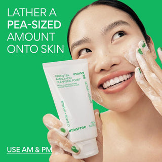 [Innisfree] Green Tea Amino Acid Cleansing Foam 150ml - Diva Melody