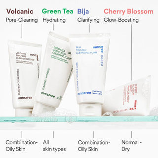 [Innisfree] Green Tea Amino Acid Cleansing Foam 150ml - Diva Melody