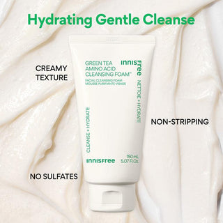 [Innisfree] Green Tea Amino Acid Cleansing Foam 150ml - Diva Melody