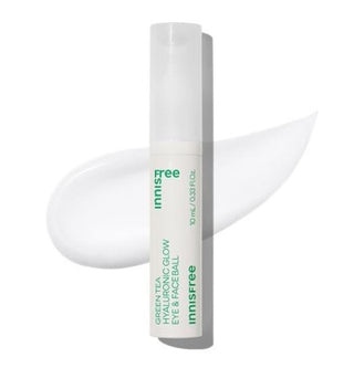 [Innisfree] Green Tea Hyaluronic Glow Eye & Faceball 10ml - Diva Melody