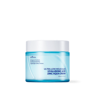 [Isntree] Ultra-Low Molecular Hyaluronic Acid Zinc Aqua Cream 80ml - Diva Melody