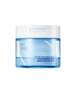 [Isntree] Ultra-Low Molecular Hyaluronic Acid Zinc Cooling Pad 150ml 60ea - Diva Melody