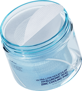 [Isntree] Ultra-Low Molecular Hyaluronic Acid Zinc Cooling Pad 150ml 60ea - Diva Melody