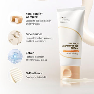 [Isntree] Yam Root Vegan Barrier Cream 80ml - Diva Melody