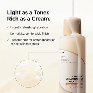 [Isntree] Yam Root Vegan Barrier Milk Toner 200ml - Diva Melody