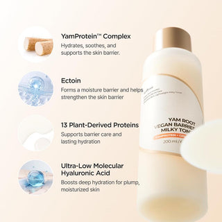 [Isntree] Yam Root Vegan Barrier Milk Toner 200ml - Diva Melody