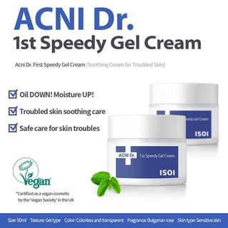 [ISOI] Acni Dr. 1st Speedy Gel Cream 50ml - Diva Melody