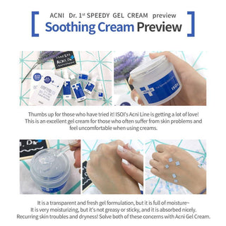 [ISOI] Acni Dr. 1st Speedy Gel Cream 50ml - Diva Melody