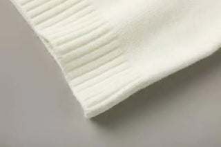 Jacquard Bear Knit Pullover Sweater - Diva Melody