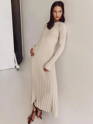 Knitted Long Sleeve Bandage Knitwear Dress - Diva Melody