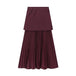 Burgundy skirt