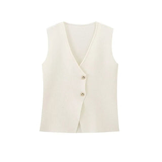 Knitted Vest & Patchwork Skirt Set - Diva Melody