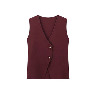 Knitted Vest & Patchwork Skirt Set - Diva Melody