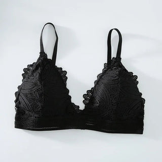 Lace Bra Push - Up Comfortable Bralette Underwear Embroidery Lingerie - Diva Melody