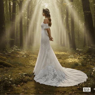 Lace Sweetheart Mermaid Wedding Dress - Diva Melody