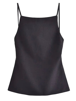 Lace - Up Backless Camisole Top - Diva Melody