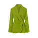 Green coat